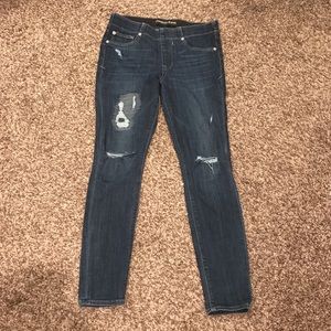 Express Mid Rise Legging Jeans Size 2 short